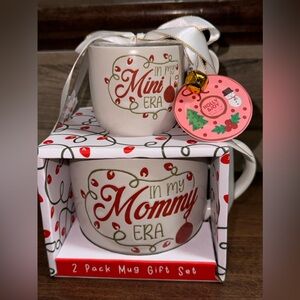 Super Cute IN MY MOMMY ERA / IN MY BABY ERA Set  Christmas Mug and Mini Mug Set